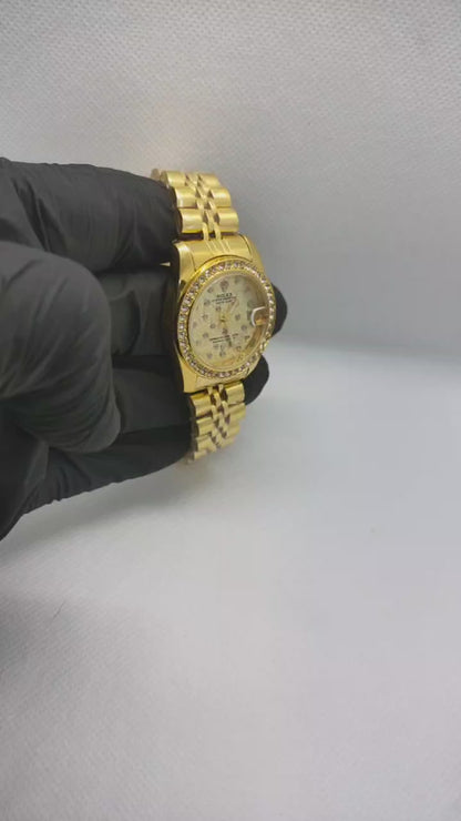 ساعه حريمي رولكس معدن