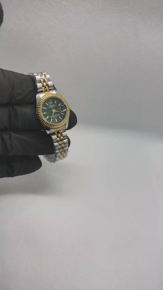 ساعه رولكس معدن حريمي